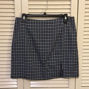 Checked/Plaid Mini Skirt
